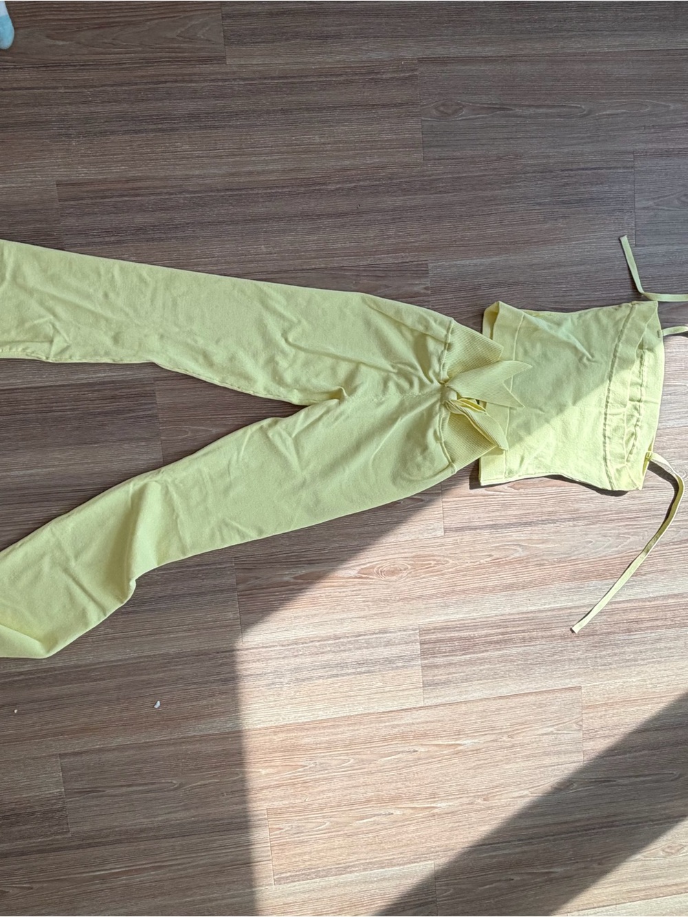 IAMGIA two piece set - audrina top & morgana 2.0 pant in baby yellow - Picture 6 of 6